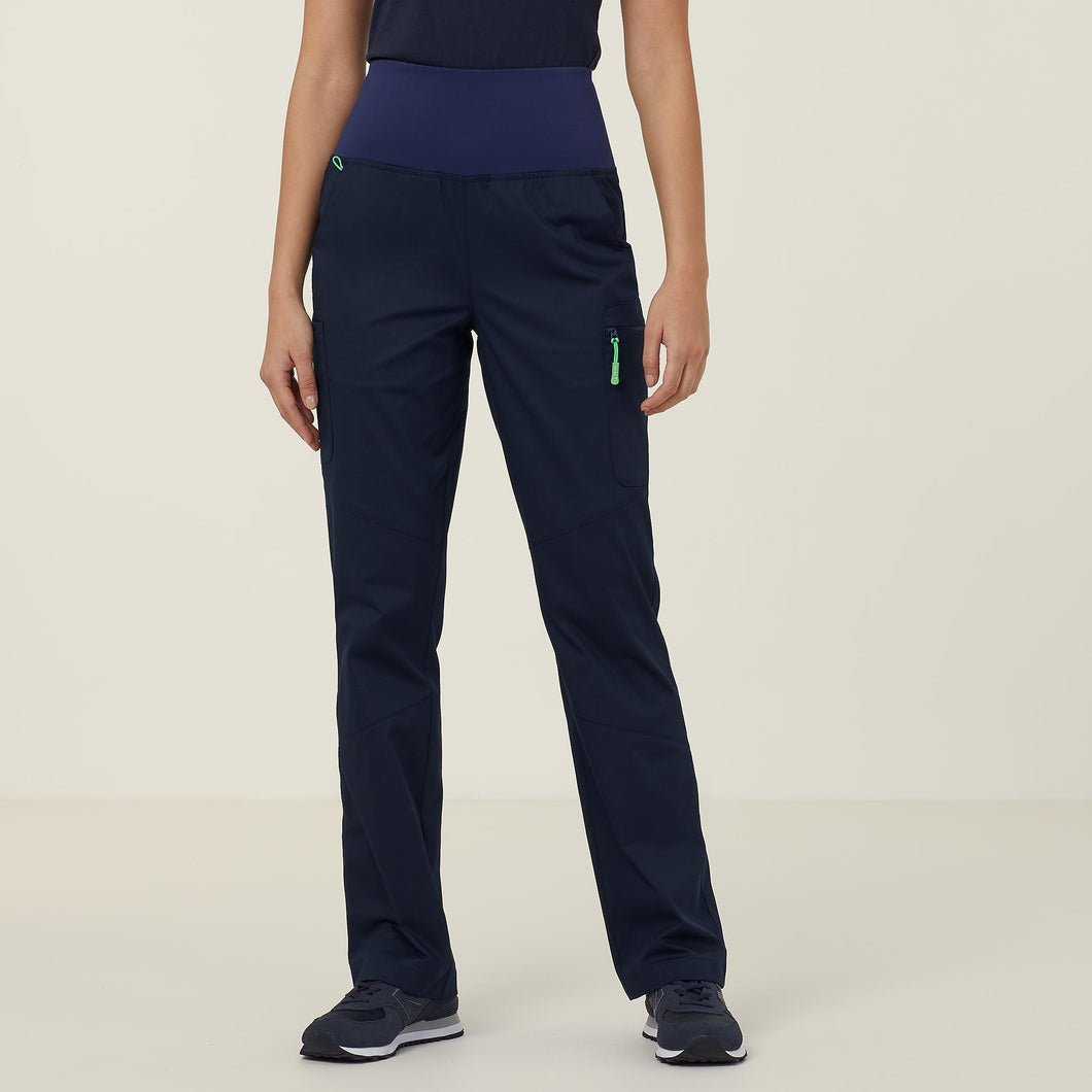 NNT Women's Next-Gen Antibacterial Active Curie Scrub Pants - Midnight - Scrubs