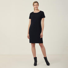 Load image into Gallery viewer, NNT Women's Helix Dry Short Sleeve Dress - Black - Skirts/Dresses

