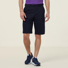 Load image into Gallery viewer, NNT Men&#39;s Poly Viscose Gaberdine Secret Waist Shorts - Ink Navy - Shorts
