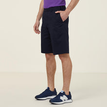 Load image into Gallery viewer, NNT Men&#39;s Poly Viscose Gaberdine Secret Waist Shorts - Ink Navy - Shorts
