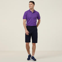 Load image into Gallery viewer, NNT Men&#39;s Poly Viscose Gaberdine Secret Waist Shorts - Ink Navy - Shorts
