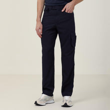 Load image into Gallery viewer, NNT Men&#39;s Poly Viscose Gaberdine Flex Waist Cargo Pants - Ink Navy - Pants
