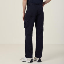 Load image into Gallery viewer, NNT Men&#39;s Poly Viscose Gaberdine Flex Waist Cargo Pants - Ink Navy - Pants
