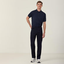 Load image into Gallery viewer, NNT Men&#39;s Poly Viscose Gaberdine Flex Waist Cargo Pants - Ink Navy - Pants
