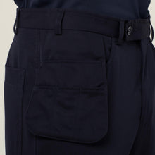 Load image into Gallery viewer, NNT Men&#39;s Poly Viscose Gaberdine Flex Waist Cargo Pants - Ink Navy - Pants
