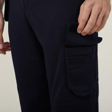 Load image into Gallery viewer, NNT Men&#39;s Poly Viscose Gaberdine Flex Waist Cargo Pants - Ink Navy - Pants
