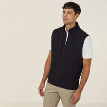 Load image into Gallery viewer, NNT Men&#39;s Bonded Fleece Zip Vest - Black - Vests
