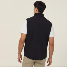 Load image into Gallery viewer, NNT Men&#39;s Bonded Fleece Zip Vest - Black - Vests
