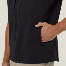 Load image into Gallery viewer, NNT Men&#39;s Bonded Fleece Zip Vest - Black - Vests
