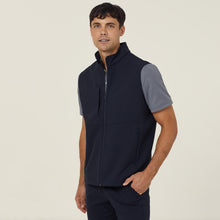 Load image into Gallery viewer, NNT Men&#39;s Bonded Fleece Zip Vest - Navy - Vests
