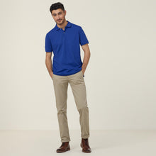 Load image into Gallery viewer, NNT Men&#39;s Antibacterial Polyface Short Sleeve Polo - Blue - Polos
