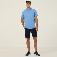 Load image into Gallery viewer, NNT Men&#39;s Antibacterial Polyface Short Sleeve Polo - Light Blue - Polos
