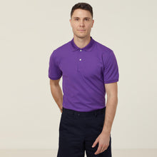 Load image into Gallery viewer, NNT Men&#39;s Antibacterial Polyface Short Sleeve Polo - Purple - Polos
