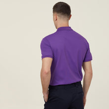 Load image into Gallery viewer, NNT Men&#39;s Antibacterial Polyface Short Sleeve Polo - Purple - Polos
