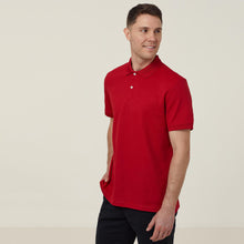 Load image into Gallery viewer, NNT Men&#39;s Antibacterial Polyface Short Sleeve Polo - Red - Polos
