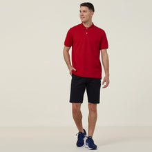 Load image into Gallery viewer, NNT Men&#39;s Antibacterial Polyface Short Sleeve Polo - Red - Polos
