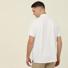 Load image into Gallery viewer, NNT Men&#39;s Antibacterial Polyface Short Sleeve Polo - White - Polos
