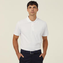 Load image into Gallery viewer, NNT Men&#39;s Antibacterial Polyface Short Sleeve Polo - White - Polos
