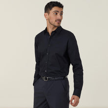 Load image into Gallery viewer, NNT Men&#39;s Avignon Stretch Long Sleeve Shirt - Black - Shirts
