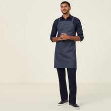 Load image into Gallery viewer, NNT Unisex Twill Bib Apron - Blue - Aprons
