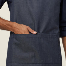 Load image into Gallery viewer, NNT Unisex Twill Bib Apron - Blue - Aprons
