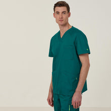 Load image into Gallery viewer, NNT Unisex Next-Gen Antibacterial Active Carl Scrub Top - Hunter Green - Scrubs
