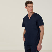 Load image into Gallery viewer, NNT Unisex Next-Gen Antibacterial Active Carl Scrub Top - Midnight - Scrubs
