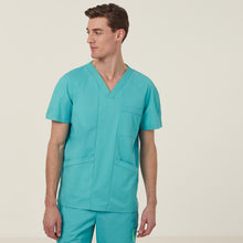 Load image into Gallery viewer, NNT Unisex Next-Gen Antibacterial Active Carl Scrub Top - Mint - Scrubs
