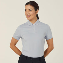 Load image into Gallery viewer, NNT Women&#39;s Antibacterial Polyface Short Sleeve Polo - Silver - Polos
