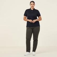 Load image into Gallery viewer, NNT Women&#39;s Antibacterial Polyface Short Sleeve Polo - Black - Polos
