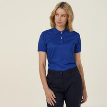 Load image into Gallery viewer, NNT Women&#39;s Antibacterial Polyface Short Sleeve Polo - Blue - Polos
