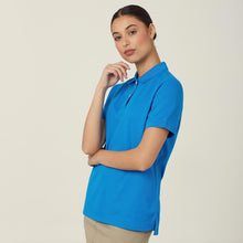 Load image into Gallery viewer, NNT Women&#39;s Antibacterial Polyface Short Sleeve Polo - Cyan - Polos
