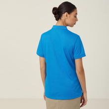 Load image into Gallery viewer, NNT Women&#39;s Antibacterial Polyface Short Sleeve Polo - Cyan - Polos
