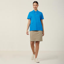 Load image into Gallery viewer, NNT Women&#39;s Antibacterial Polyface Short Sleeve Polo - Cyan - Polos
