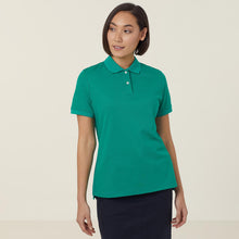 Load image into Gallery viewer, NNT Women&#39;s Antibacterial Polyface Short Sleeve Polo - Emerald - Polos
