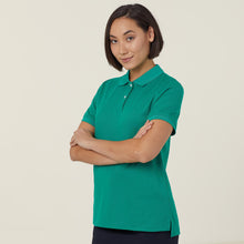 Load image into Gallery viewer, NNT Women&#39;s Antibacterial Polyface Short Sleeve Polo - Emerald - Polos
