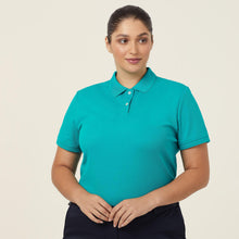 Load image into Gallery viewer, NNT Women&#39;s Antibacterial Polyface Short Sleeve Polo - Mint - Polos
