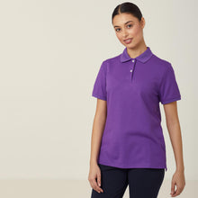 Load image into Gallery viewer, NNT Women&#39;s Antibacterial Polyface Short Sleeve Polo - Purple - Polos
