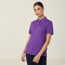 Load image into Gallery viewer, NNT Women&#39;s Antibacterial Polyface Short Sleeve Polo - Purple - Polos
