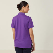 Load image into Gallery viewer, NNT Women&#39;s Antibacterial Polyface Short Sleeve Polo - Purple - Polos
