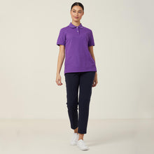 Load image into Gallery viewer, NNT Women&#39;s Antibacterial Polyface Short Sleeve Polo - Purple - Polos
