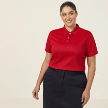 Load image into Gallery viewer, NNT Women&#39;s Antibacterial Polyface Short Sleeve Polo - Red - Polos
