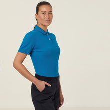 Load image into Gallery viewer, NNT Women&#39;s Antibacterial Polyface Short Sleeve Polo - Teal - Polos
