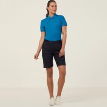 Load image into Gallery viewer, NNT Women&#39;s Antibacterial Polyface Short Sleeve Polo - Teal - Polos
