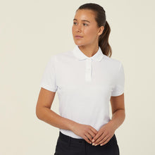 Load image into Gallery viewer, NNT Women&#39;s Antibacterial Polyface Short Sleeve Polo - White - Polos
