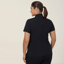 Load image into Gallery viewer, NNT Women&#39;s Helix Dry Zip Front Tunic - Black - Tunics
