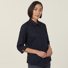 Load image into Gallery viewer, NNT Women&#39;s Avignon Stretch 3/4 Sleeve Shirt - Black - Shirts
