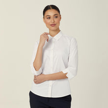 Load image into Gallery viewer, NNT Women&#39;s Avignon Stretch 3/4 Sleeve Shirt - White - Shirts
