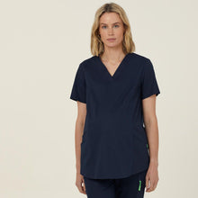 Load image into Gallery viewer, NNT Women&#39;s Next-Gen Antibacterial Active Maternity Scrub Top - Midnight - Scrubs
