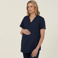 Load image into Gallery viewer, NNT Women&#39;s Next-Gen Antibacterial Active Maternity Scrub Top - Midnight - Scrubs
